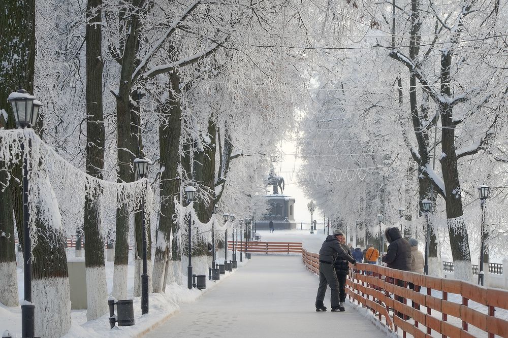 Красоты зимнего города