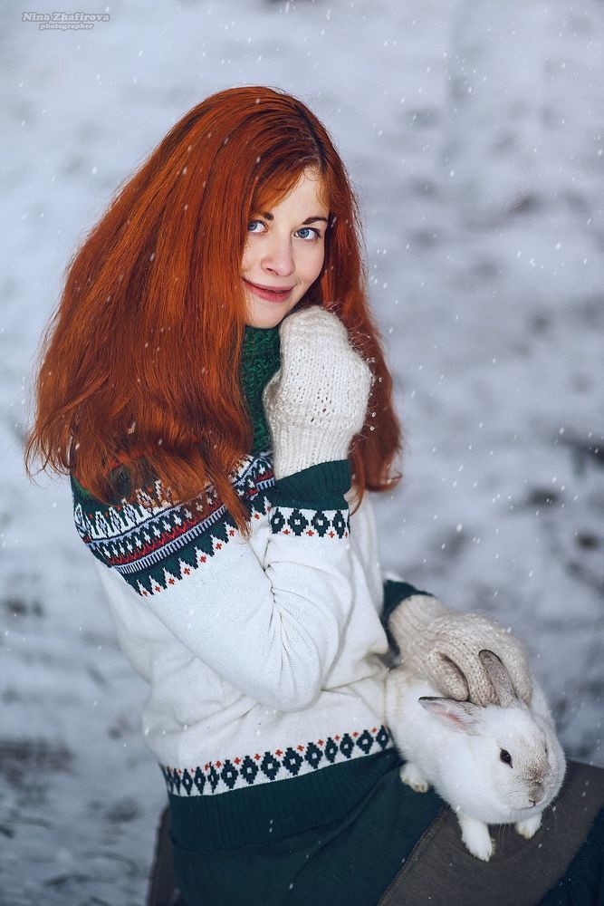Лиза и кролик