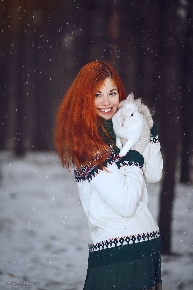 Лиза и кролик
