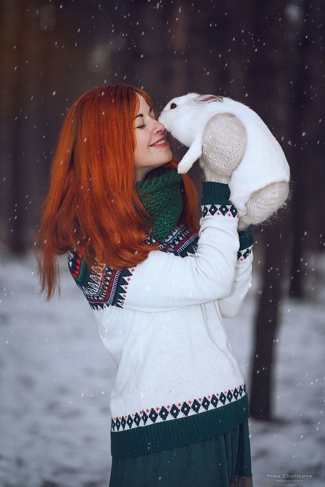 Лиза и кролик