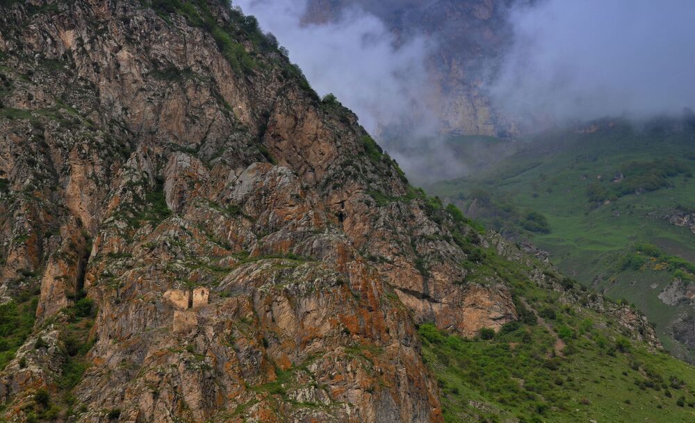КБР Верхняя Балкария, замок Бозиевых "Зылги"