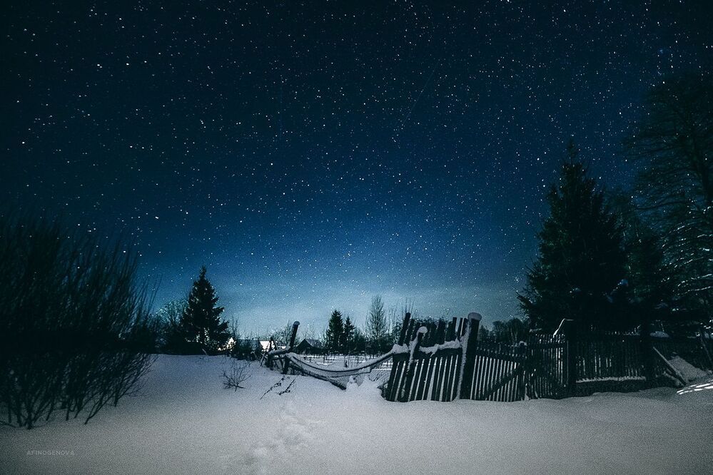 Ночь в деревне