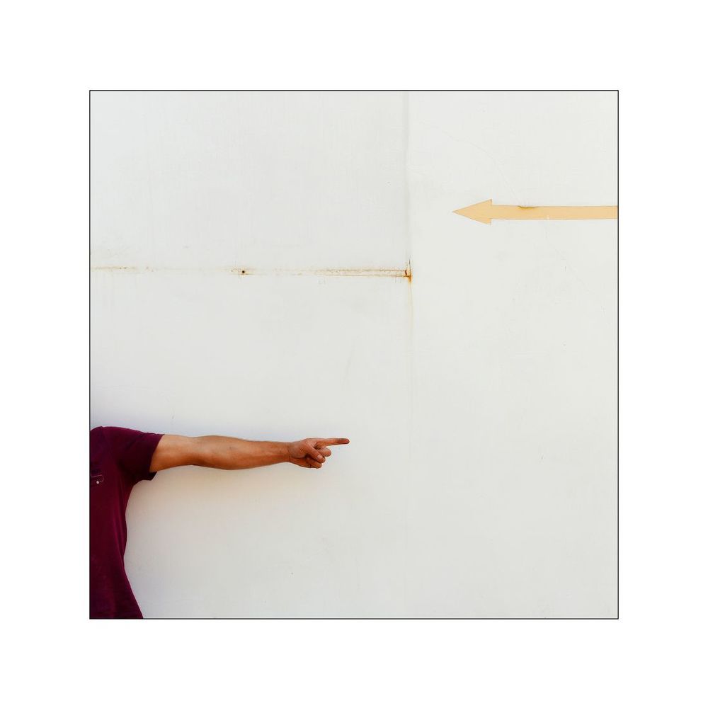 Abstract city and his habitants