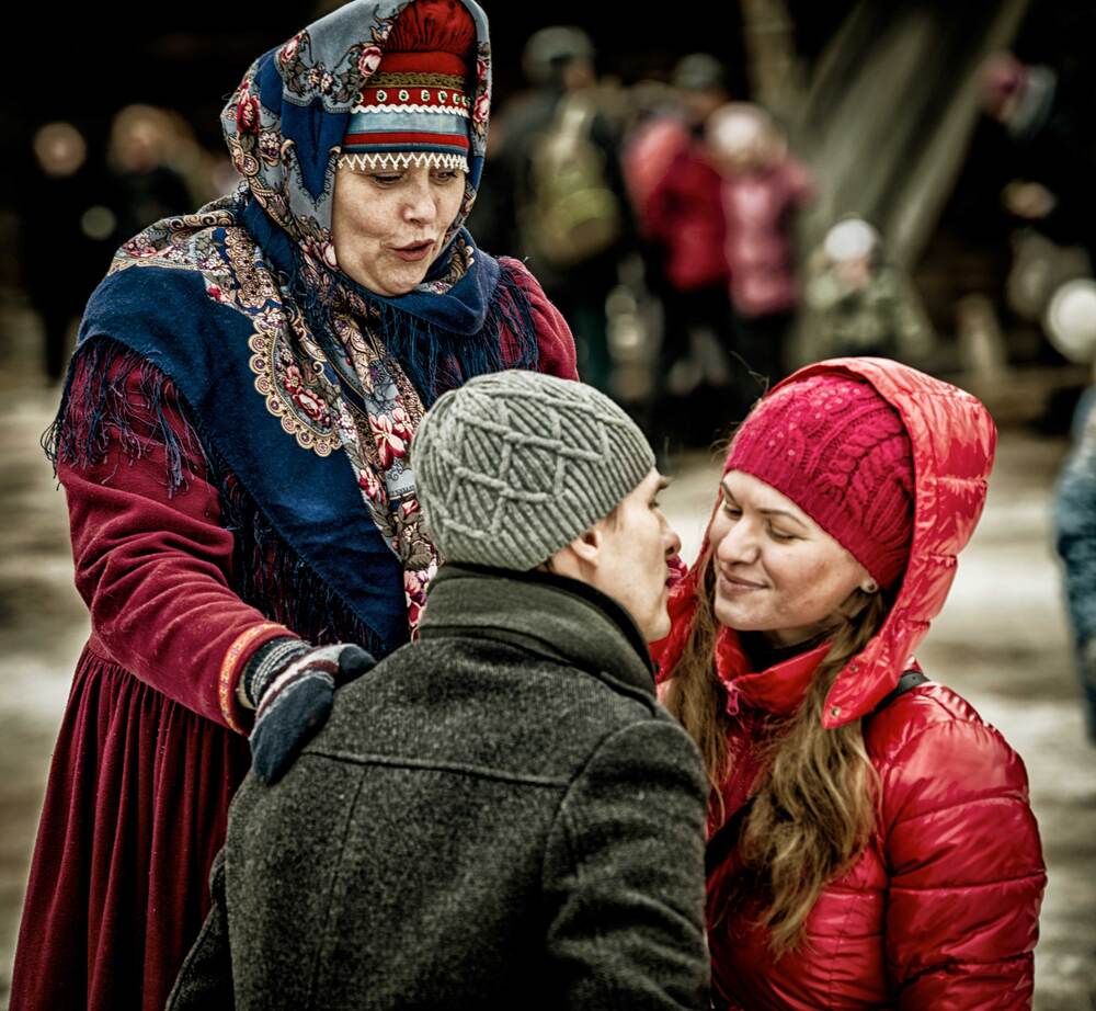 Масличные гулянья в Великом Новгороде.