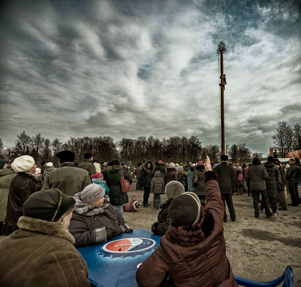 Масличные гулянья в Великом Новгороде.