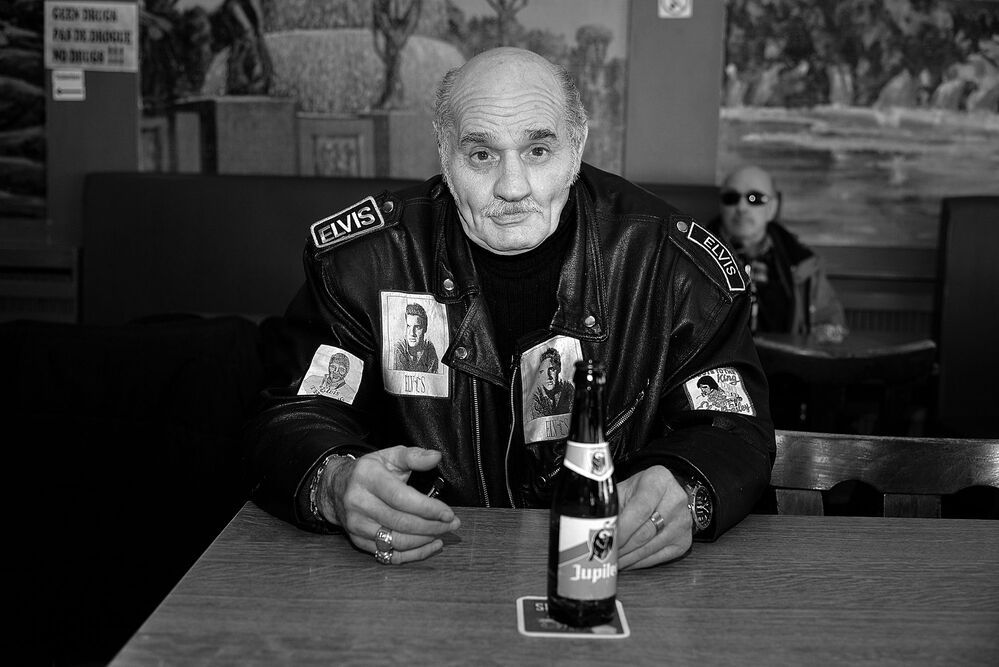 In the pubs of the port of Antwerp.