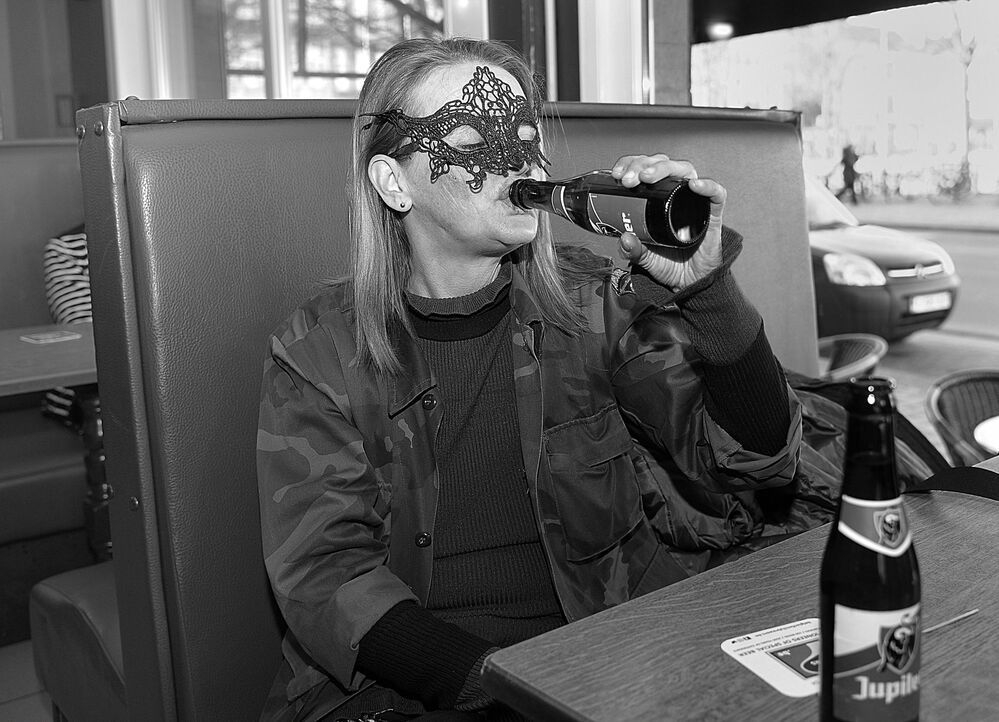 In the pubs of the port of Antwerp.