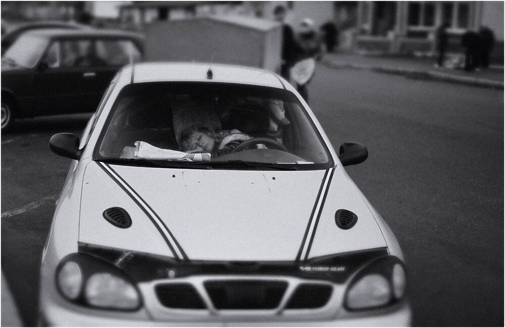 People of abstract city