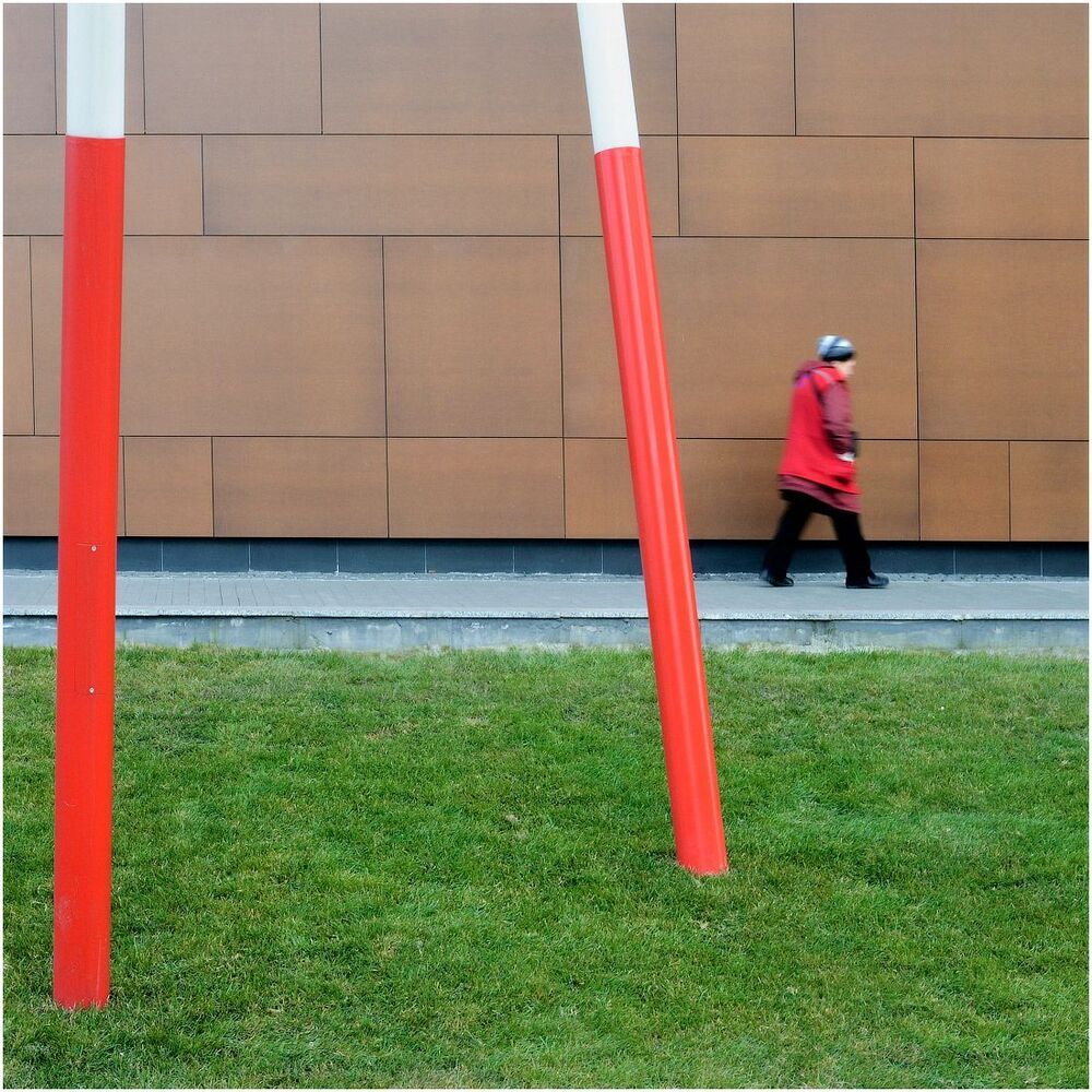 People of abstract city