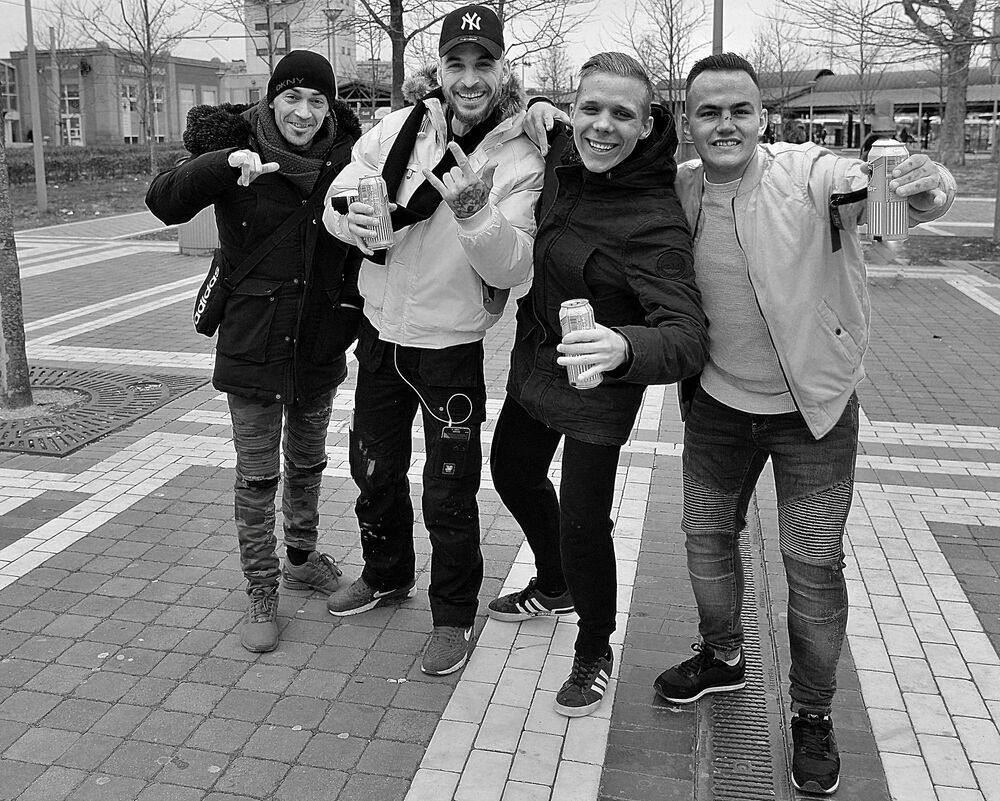 People from the city Charleroi(Belgium).