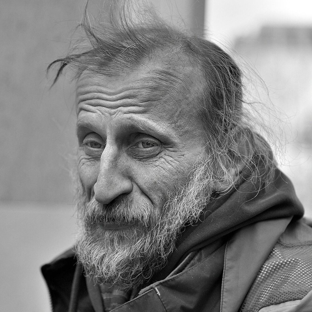 Street portraits from people of the city Charleroi(Belgium).