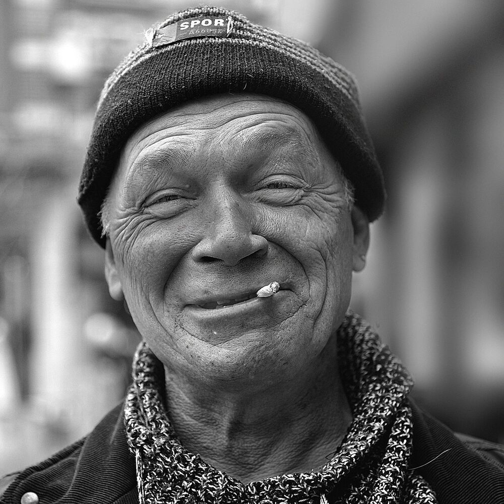 Street portraits from people of the city Charleroi(Belgium).
