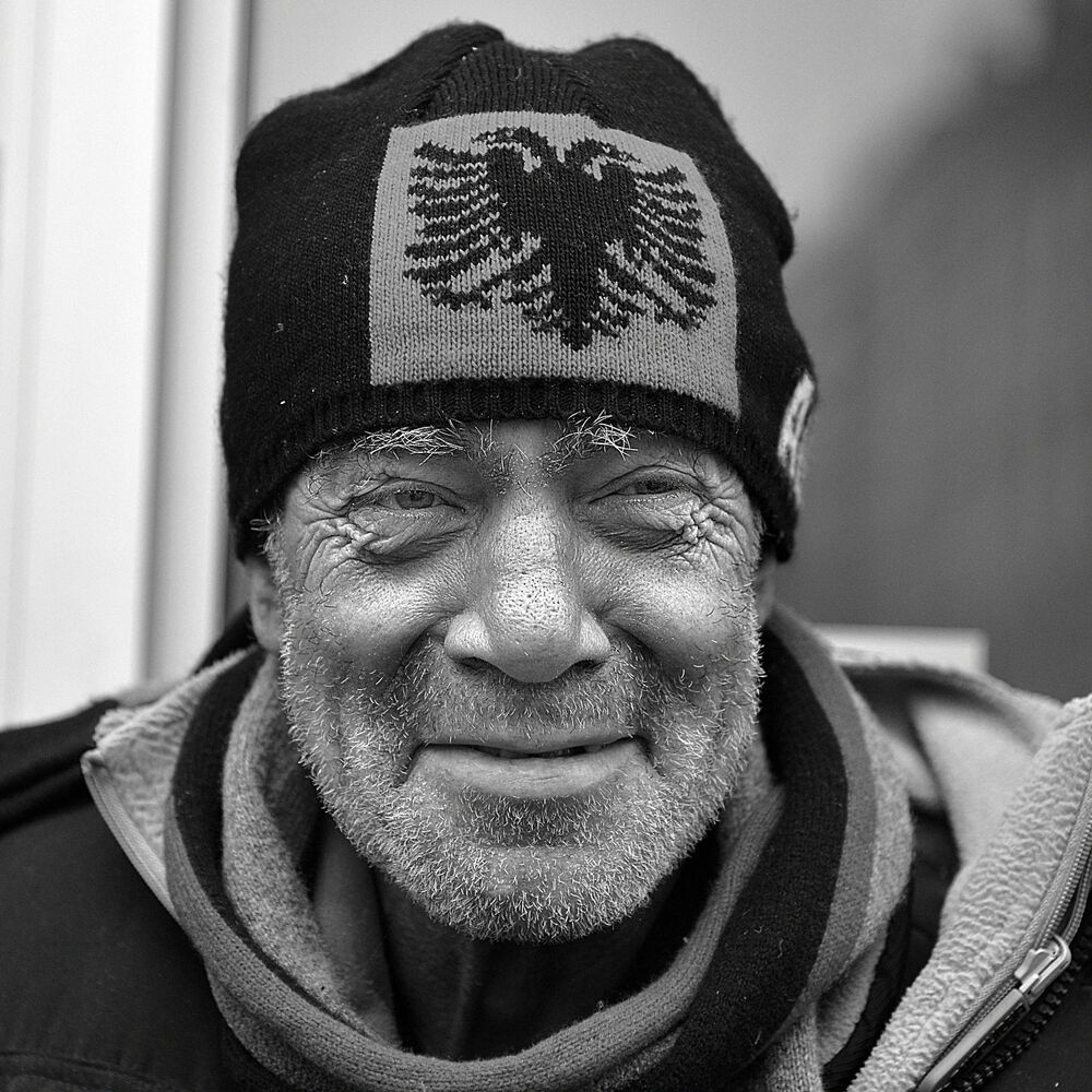 Street portraits from people of the city Charleroi(Belgium).