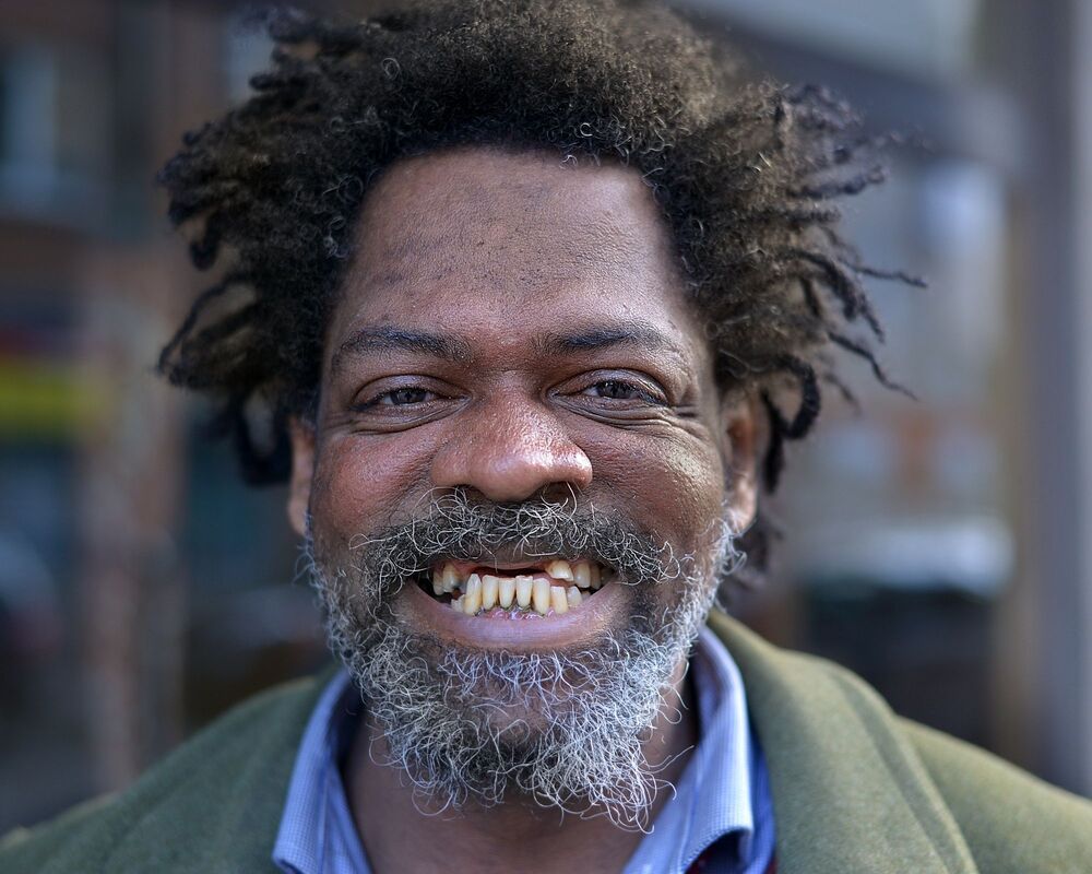 Street portraits in the black district of Brussels:The Matong&eacute;.
