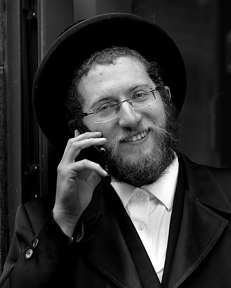 Street portraits of Jews in Antwerp.