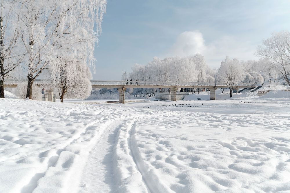 Зимняя прогулка по Пскову