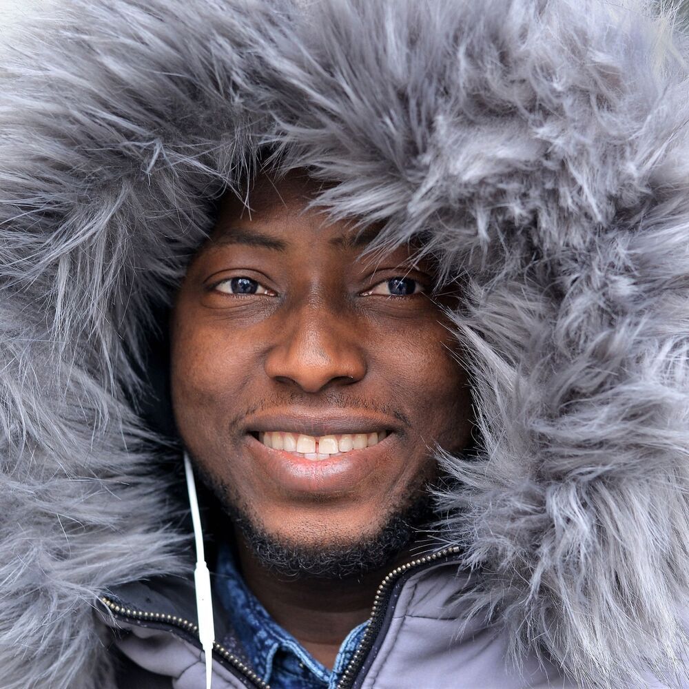 The colorful people of the African district of Antwerp(Belgium).