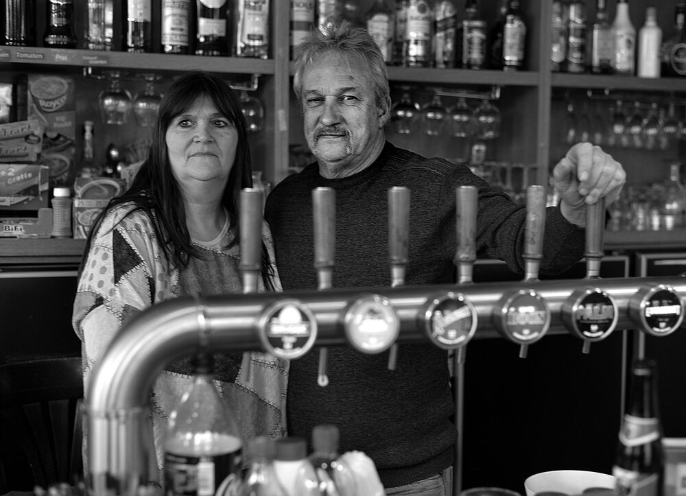 In the pubs of Antwerp.