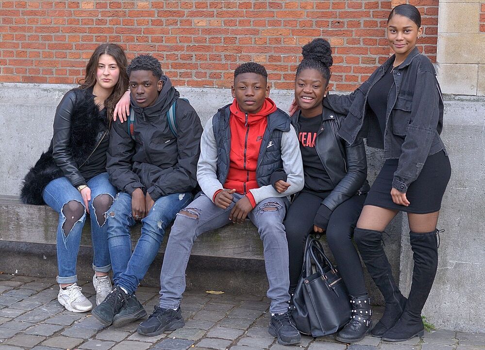 The diversity of the population of Brussels.