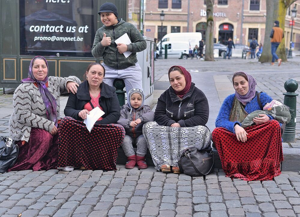 The diversity of the population of Brussels.