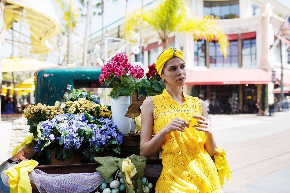 &laquo;Designer @anniecoutureofficial in Los Angeles!&raquo;
