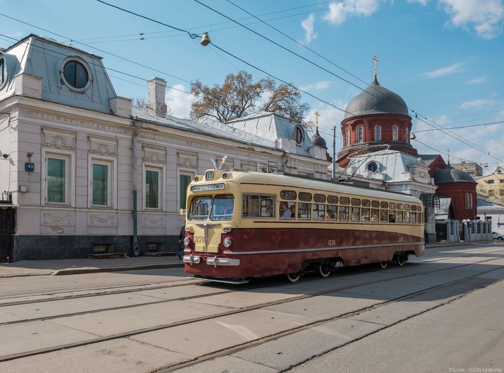 Парад трамваев в Москве