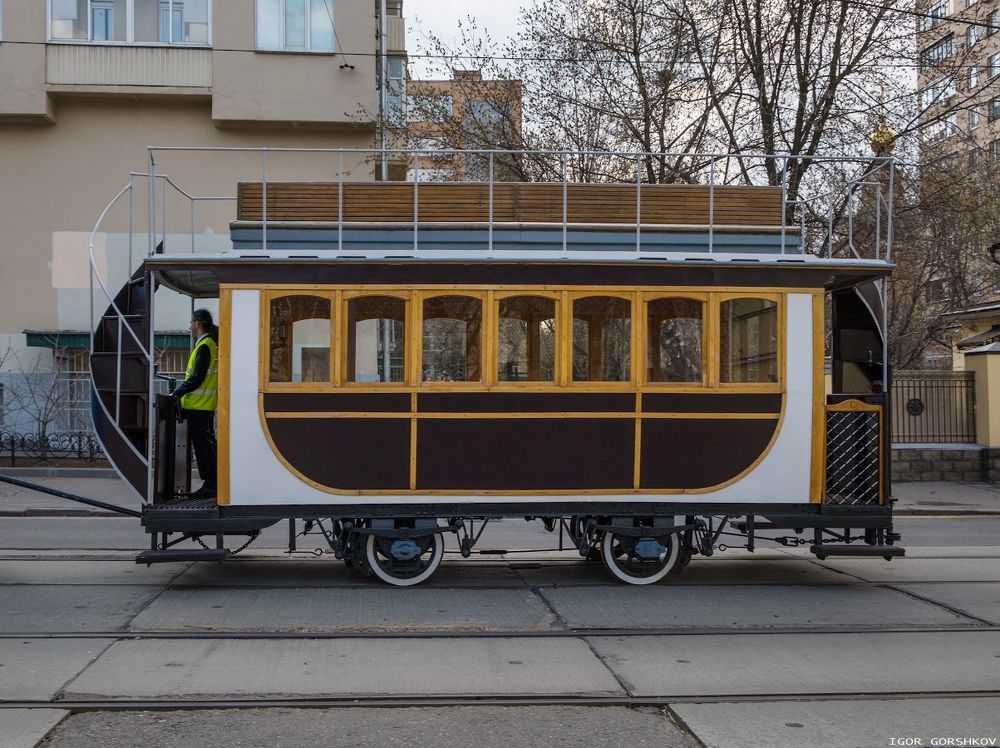Парад трамваев в Москве