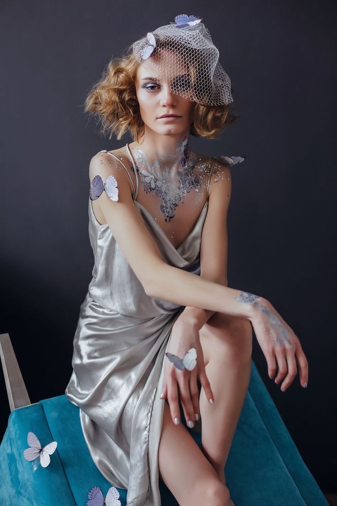 Silver butterfly