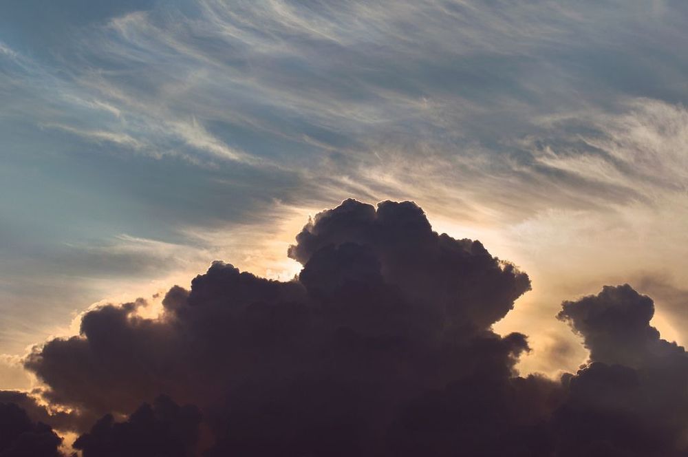 Picturesque sky