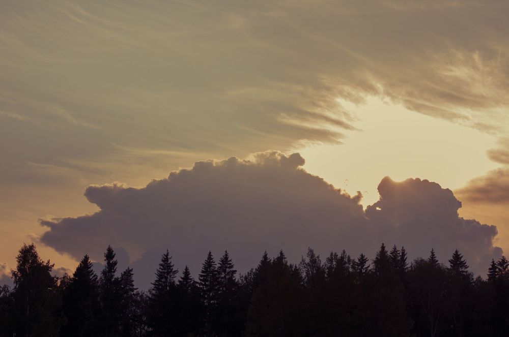 Picturesque sky
