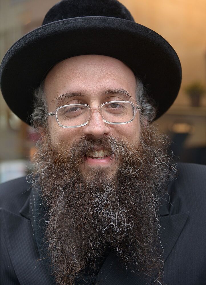 Streetportraits of Jews in Antwerp(Belgium).