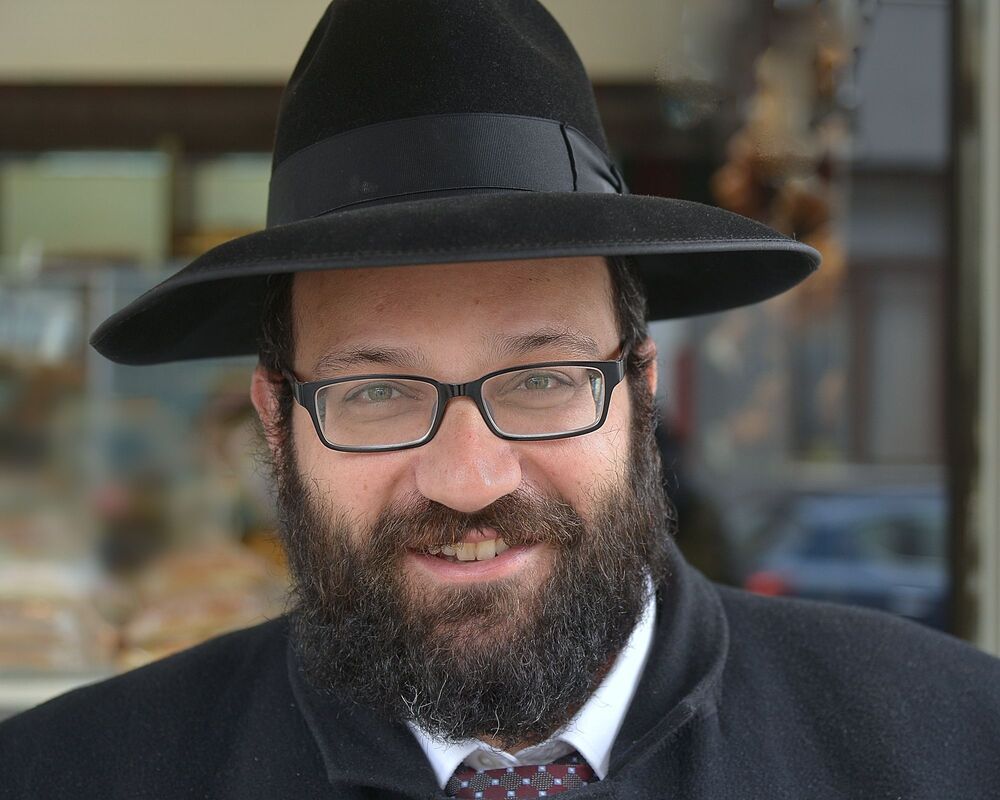 Streetportraits of Jews in Antwerp(Belgium).