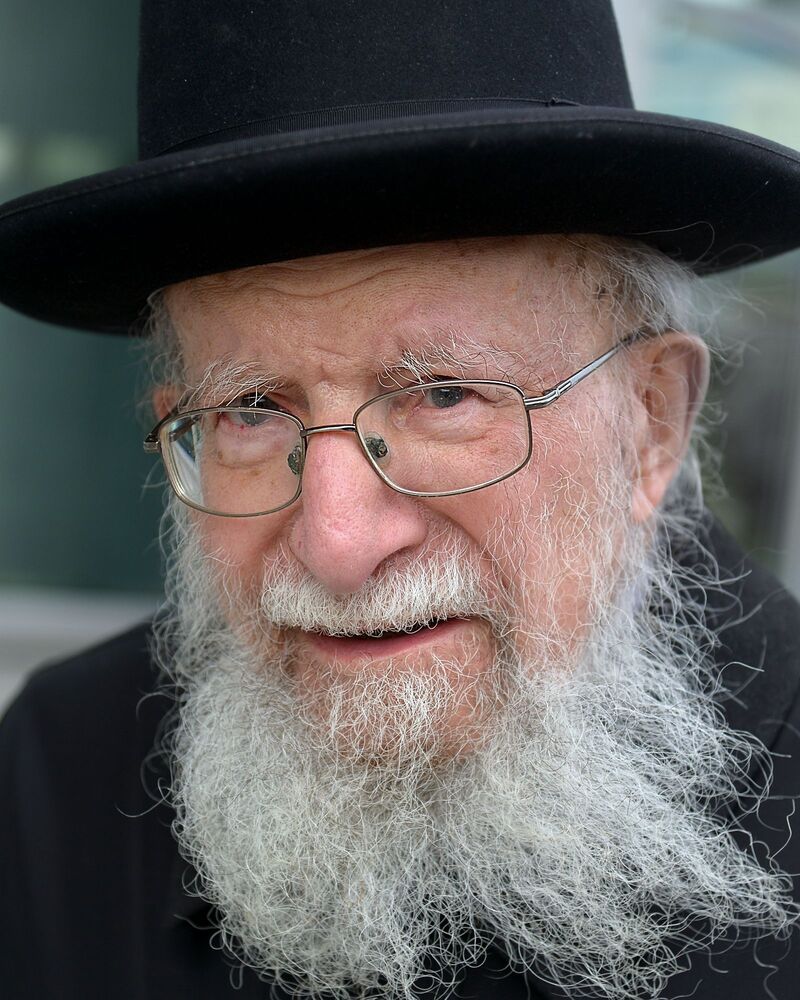 Streetportraits of Jews in Antwerp(Belgium).
