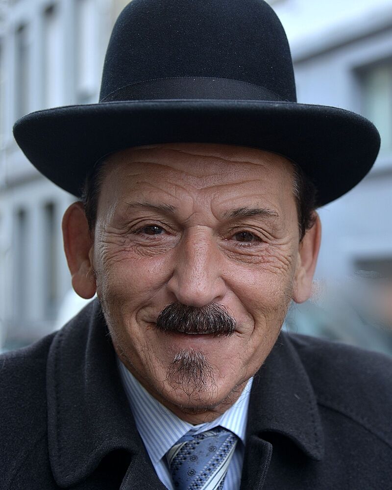 Streetportraits of Jews in Antwerp(Belgium).