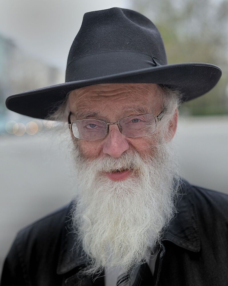 Streetportraits of Jews in Antwerp(Belgium).