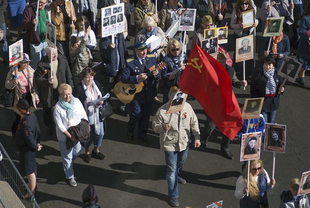 Бессмертный полк. Санкт-Петербург. 9 мая 2018 года.