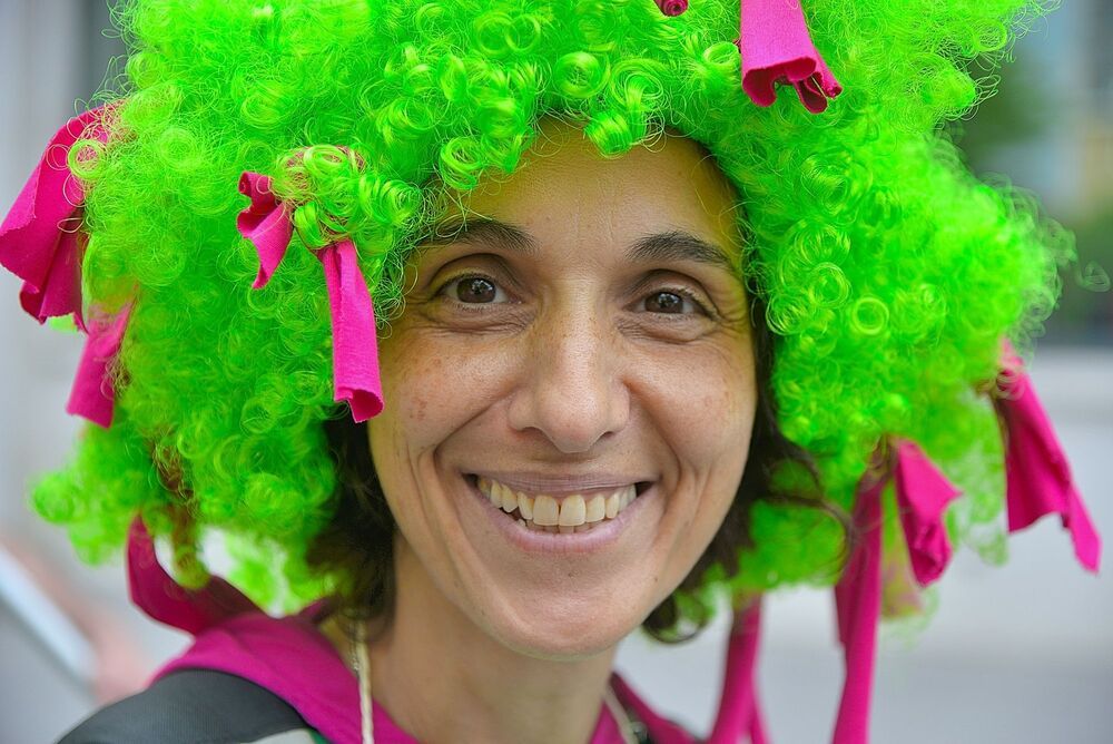 Portraits from the demonstration in Brussels.