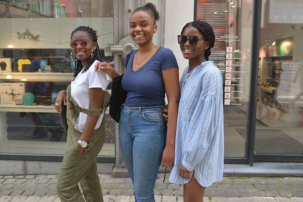Portraits of Africans in the city of Li&egrave;ge(Belgium).
