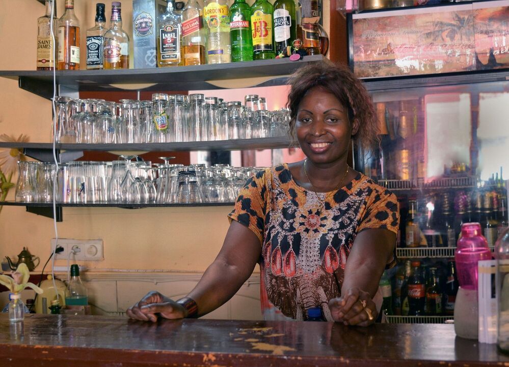 Portraits of Africans in the city of Li&egrave;ge(Belgium).