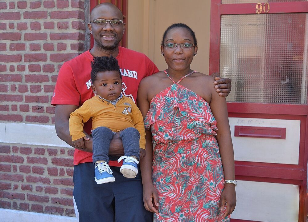 Portraits of Africans in the city of Li&egrave;ge(Belgium).