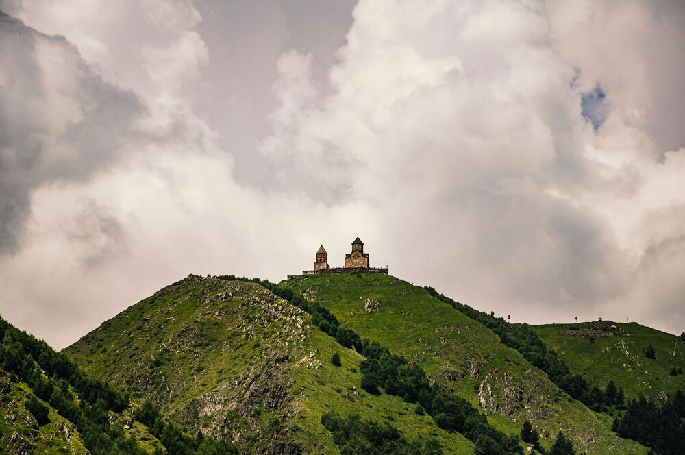 Travel in Kazbegi, Georgia