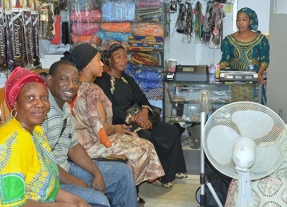 People from the African district of the city of Li&egrave;ge(Belgium)