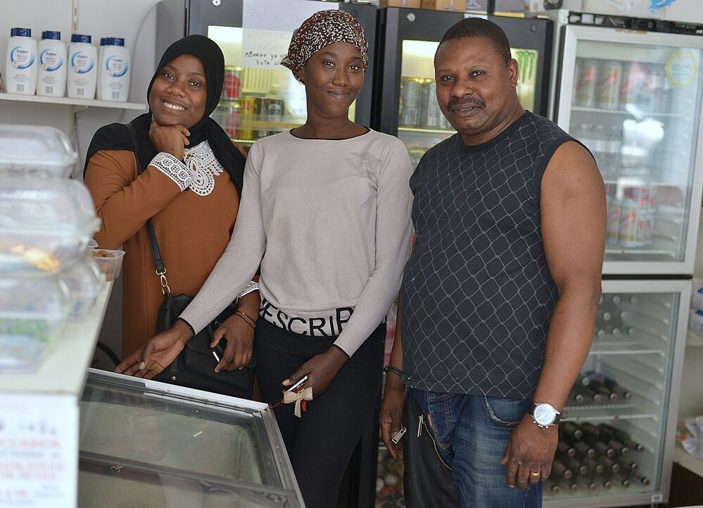 People from the African district of the city of Li&egrave;ge(Belgium)