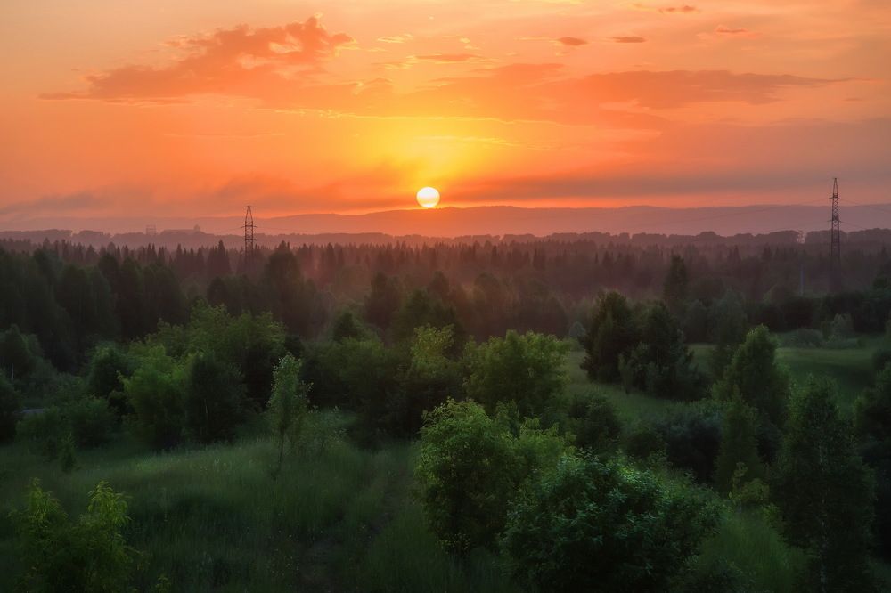 Провожая день....г.Мыски
