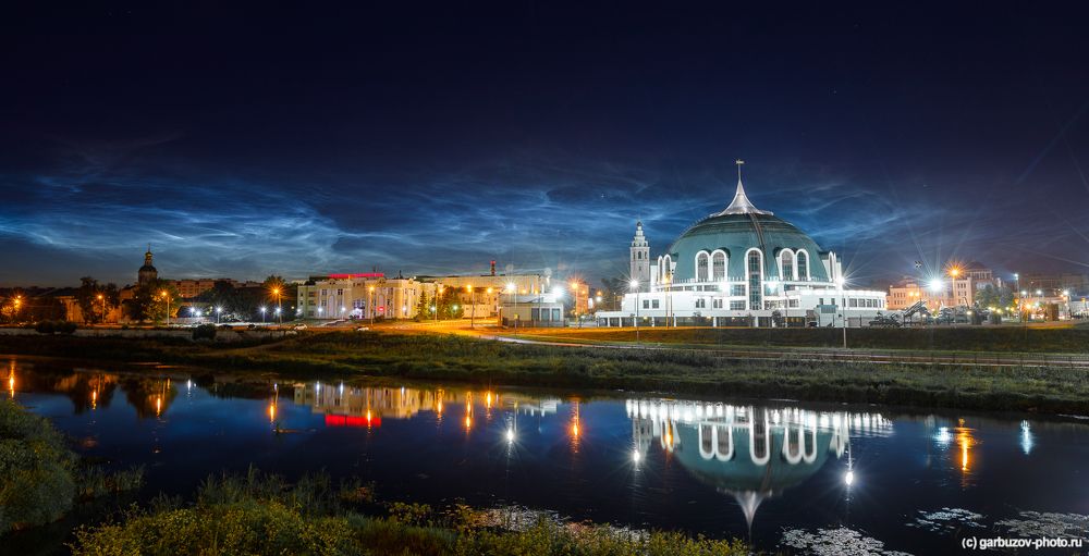 Серебристые облака над Тулой