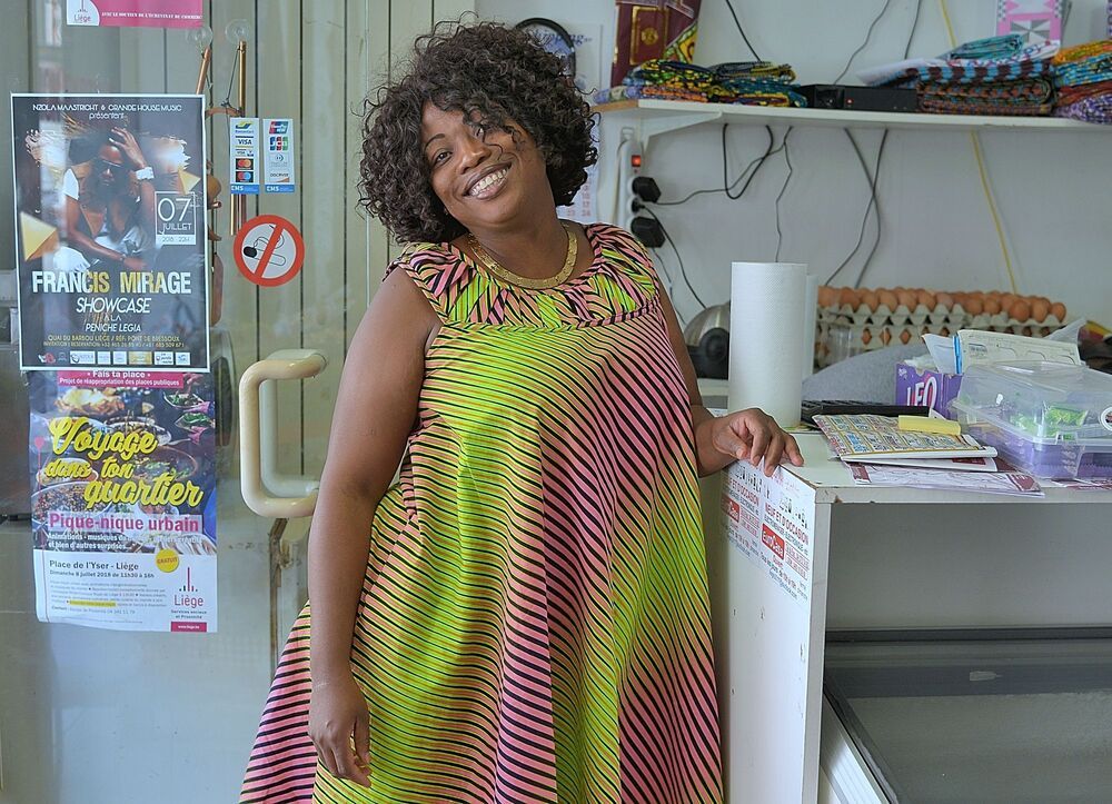 Portraits from people of the black district of the city of Li&egrave;ge(Belgium)