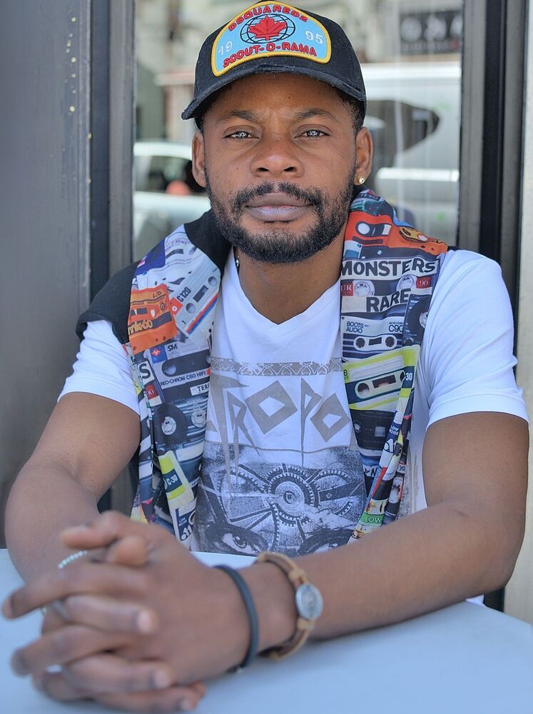 Portraits from people of the black district of the city of Li&egrave;ge(Belgium)