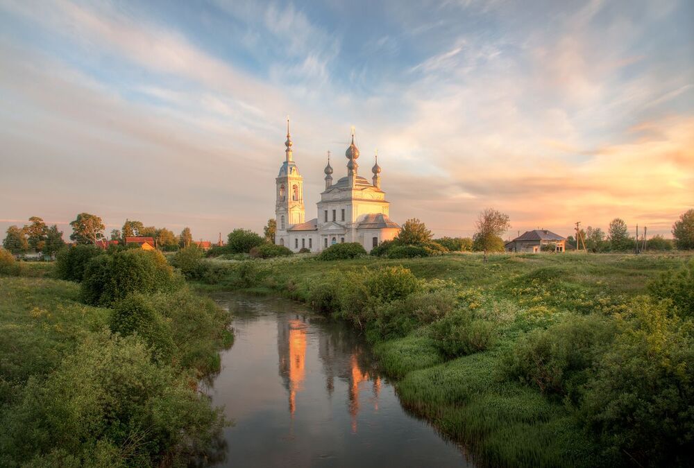 рассвет в селе Савинское