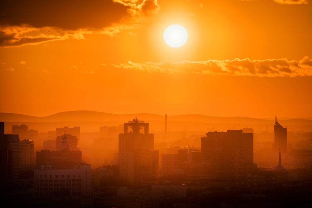 Вечер в Екатеринбурге