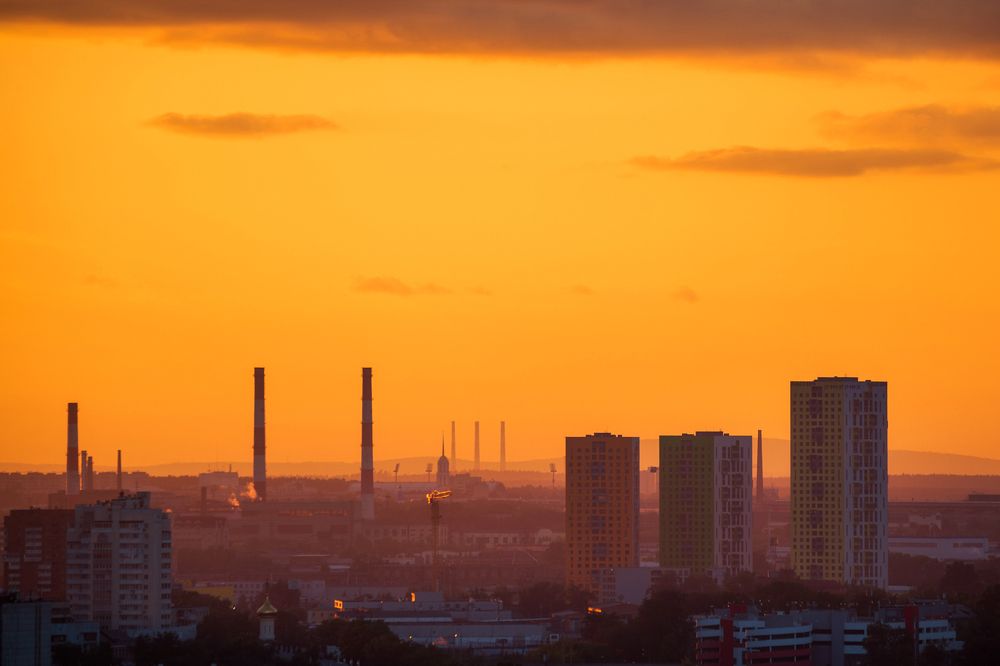 Вечер в Екатеринбурге